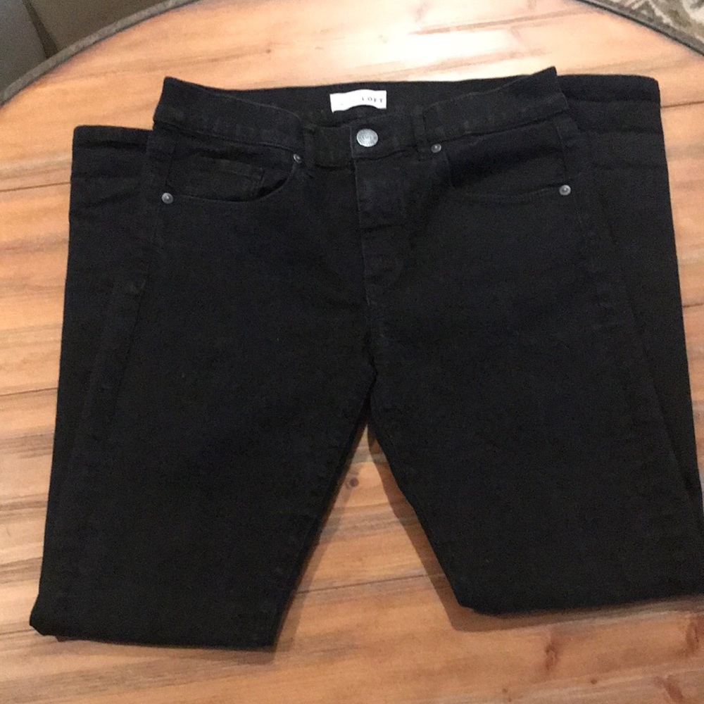 Loft Black Skinny Jeans
